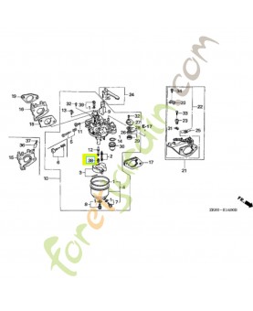 Gicleur principal 102  Honda référence 99101-ZF51020