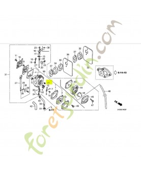 Gicleur (58) Honda référence 99101Z4E0580 et 99101-Z4E0580