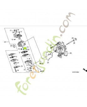 Gicleur (36)  Honda référence 99101Z0Z0360 et 99101-Z0Z0360