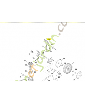 Levier de déclenchement stihl viking 6338-791-4810