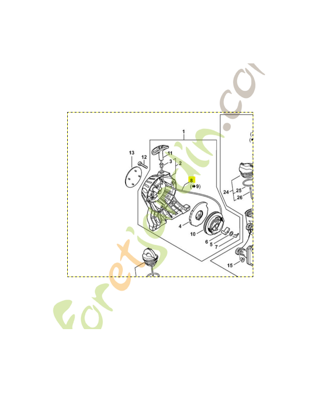 Corde Stihl réf. 0000-350-0900
