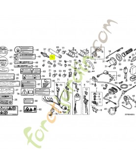 Cle a douille Honda référence 9900421001 et 99004-21001