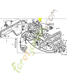 Fusible b (10a)  Honda référence 9820021000 et 98200-21000
