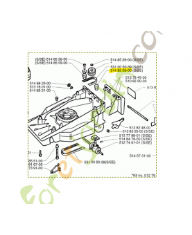 douille husqvarna 514850900