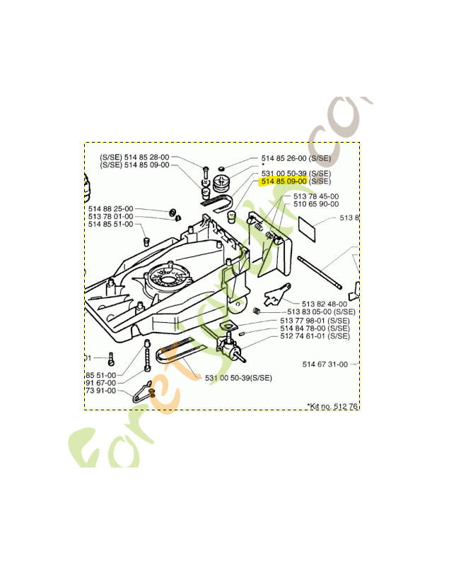 douille husqvarna 514850900