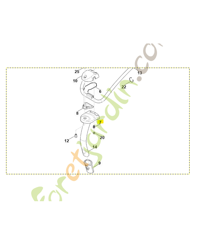 Ressort de pression stihl 6241-716-2400