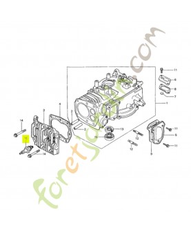 Bougie d'allumage bpmr6a Honda référence 9807356944 et 98073-56944