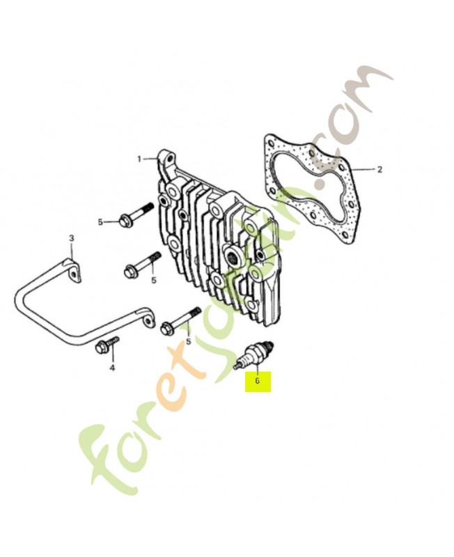 Bougie d'allumage Honda référence 9807356941 et 98073-56941