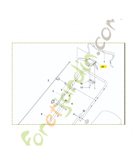 Cable d'entrainement husqvarna 589813207