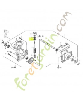 Roulement a billes radial  Honda référence  961506200010 et 96150-6200010