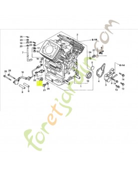 Roulement a billes radial Honda référence 961406003010 et 96140-6003010