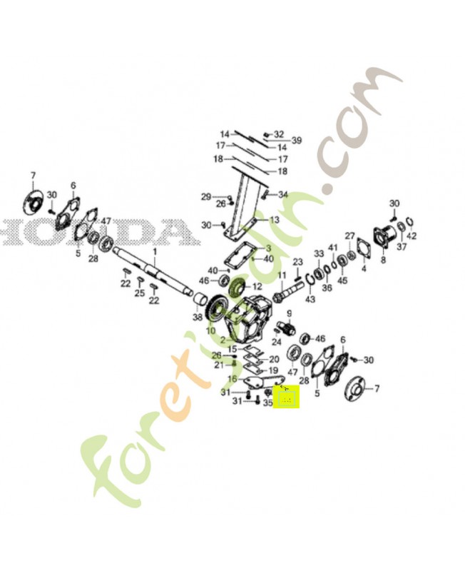 Boulon de bride 10x38