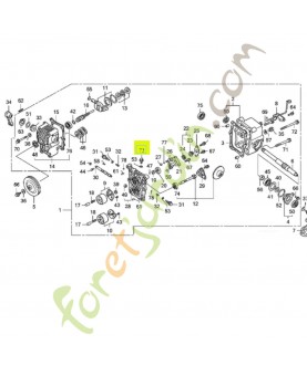 Boulon de bride 10x16  Honda référence 957011001600 et 95701-1001600