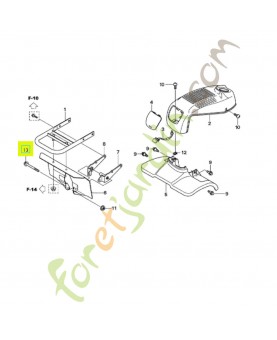 Boulon de bride 8x90