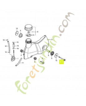 Boulon de bride 8x50 Honda référence 957010805007 et 95701-0805007