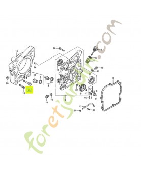 Boulon de bride 8x38  Honda référence 957010803800