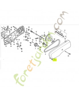 Boulon de bride 8x12  Honda référence 957010801207 et 957000801207