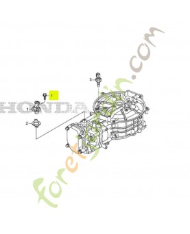 Boulon de bride 6x25 Honda référence 95701-0602508 et 95700-0602508