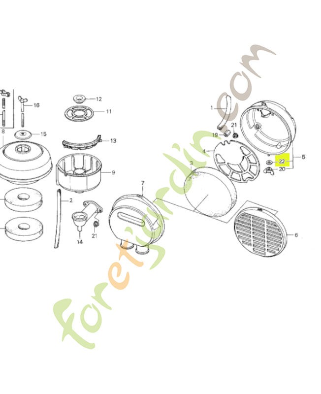 Rondelle réf. Honda 94101060000