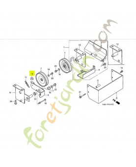 Caoutchouc  de bequille - Réf. Honda 95011-62000