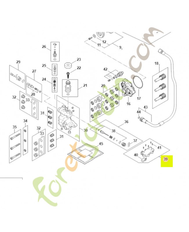 Commutateur RE01-430-0504 Pièce détachée Stihl / Vicking