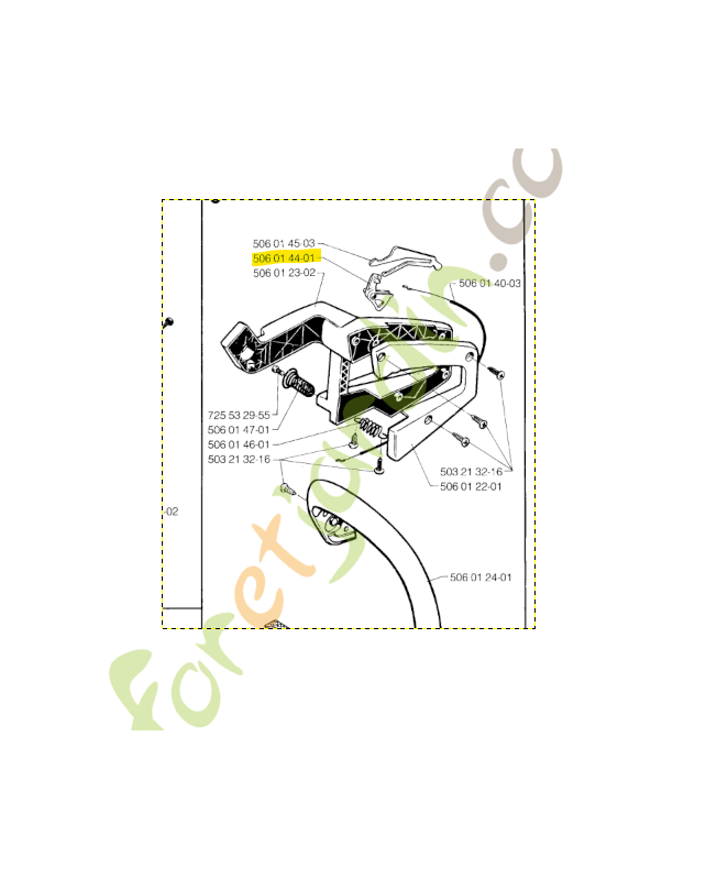gâchette accélérateur 506014401