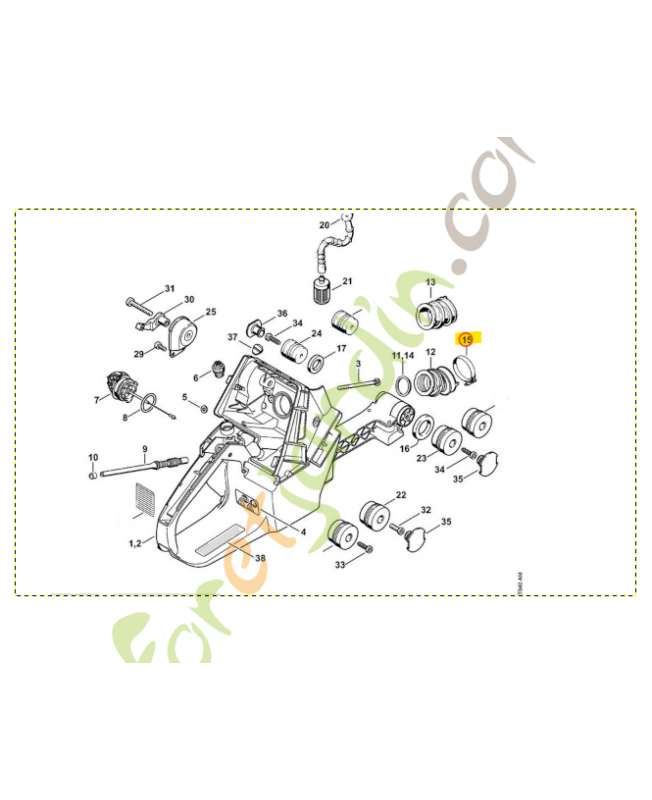 Collier de serrage 38x7 référence  9771-021-2630