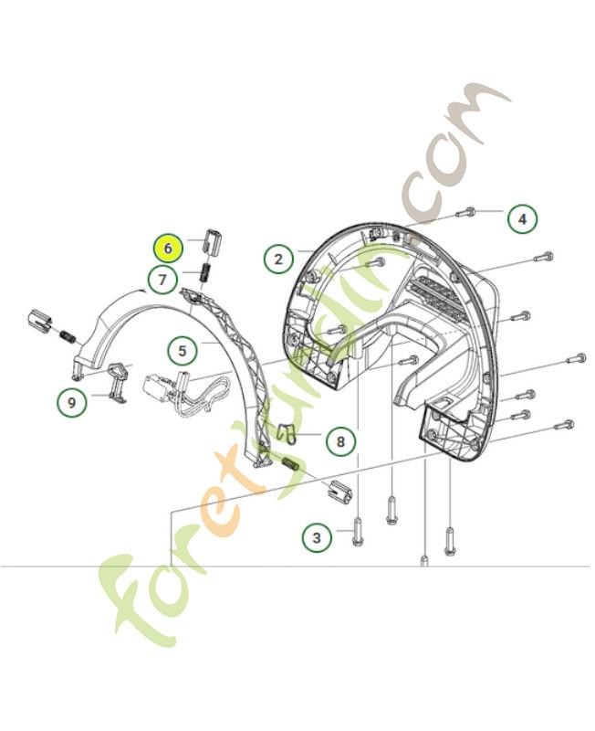 douille 580790101- Pièce de détachée Husqvarna