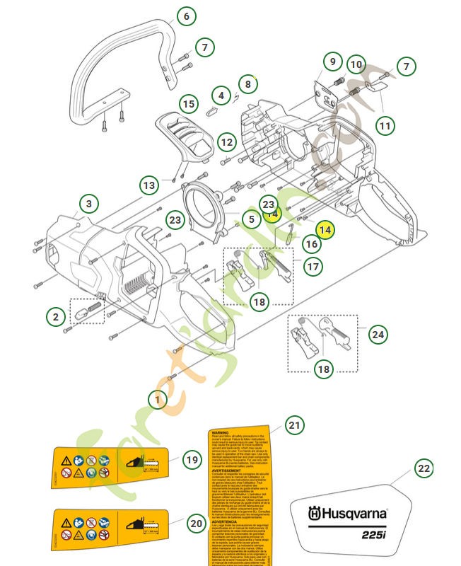 Vis 582712201- Pièce de détachée Husqvarna