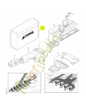 Sac HA03-491-0100 - Pièce détachée Stihl / Vicking