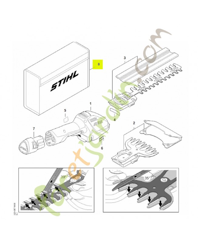 Sac HA03-491-0100 - Pièce détachée Stihl / Vicking