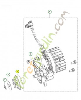 pignon - Réf. 536914301-Pièce détachée Husqvarna