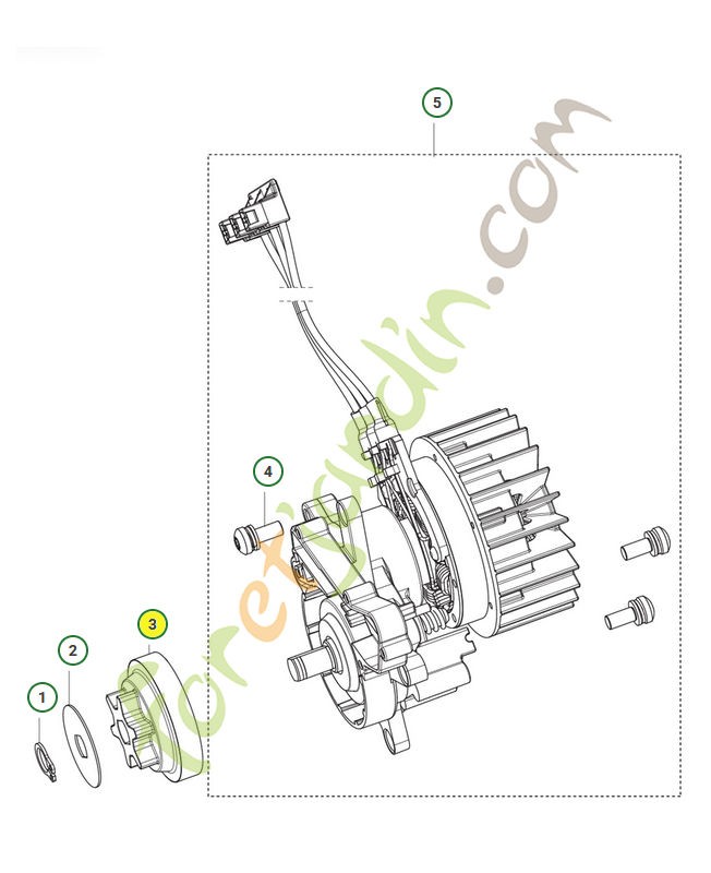 pignon - Réf. 536914301-Pièce détachée Husqvarna