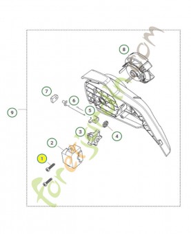 Vis st4x12 585819001- Pièce de détachée Husqvarna