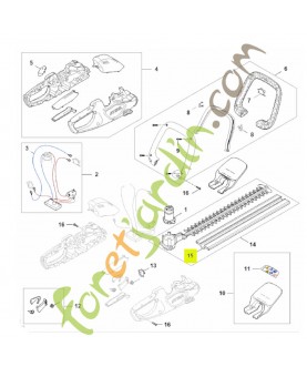 Protège-couteaux HA08-792-9600- Pièce détachée Stihl