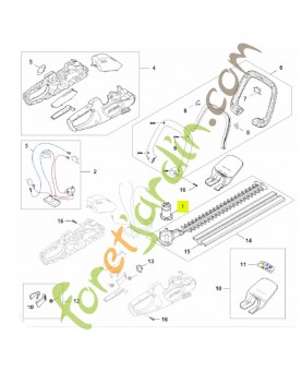 Moteur électrique HA08-600-0210- Pièce détachée Stihl