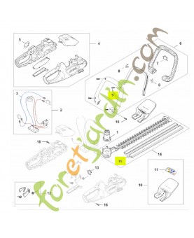Protège-couteaux HA08-792-9610- Pièce détachée Stihl