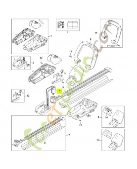 Moteur électrique 4511-600-0201. Pièce détachée Stihl