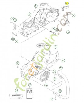 Gâchette de sécurité référence 589273901- Pièce détachée Husqvarna