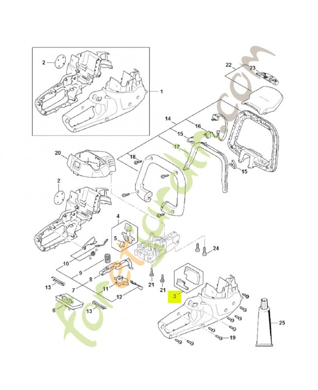 Filtre 4521-080-1900 - Pièce détachée Stihl