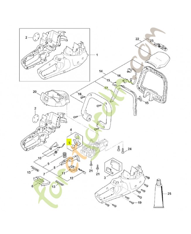 Ressort 0000-997-2201- Pièce détachée Stihl