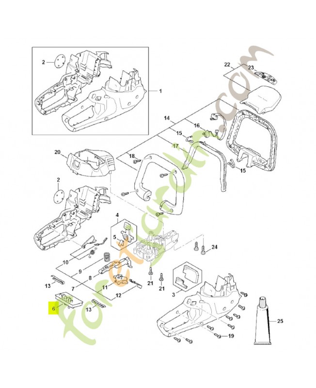 Module électronique 4521-430-1402- Pièce détachée Stihl