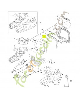Levier de commande 4869-798-1600- Pièce détachée Stihl