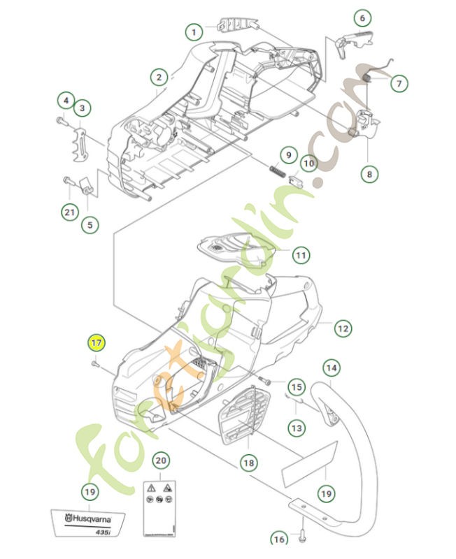 Vis 526221801- Pièce de détachée Husqvarna