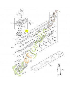 Plaque 4521-642-5100- Pièce détachée Stihl