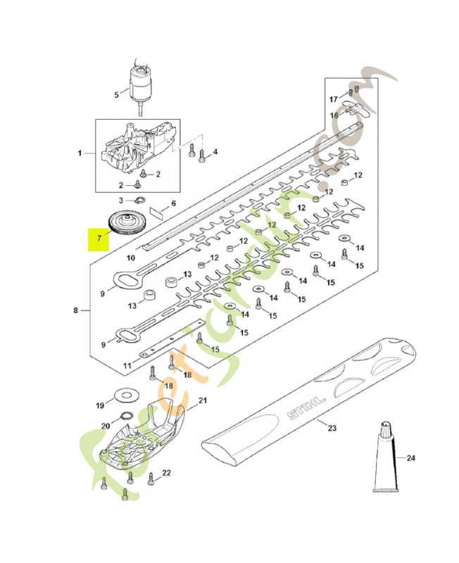 Excentrique 4521-640-1604 - Pièce détachée Stihl