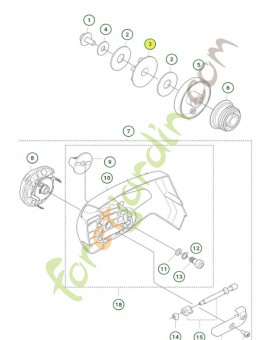 pignon etoile 594035201- Pièce détachée Husqvarna