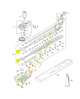 Couteau 4521-710-6002- Pièce détachée Stihl