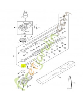 Renfort 4521-711-4800- Pièce détachée Stihl