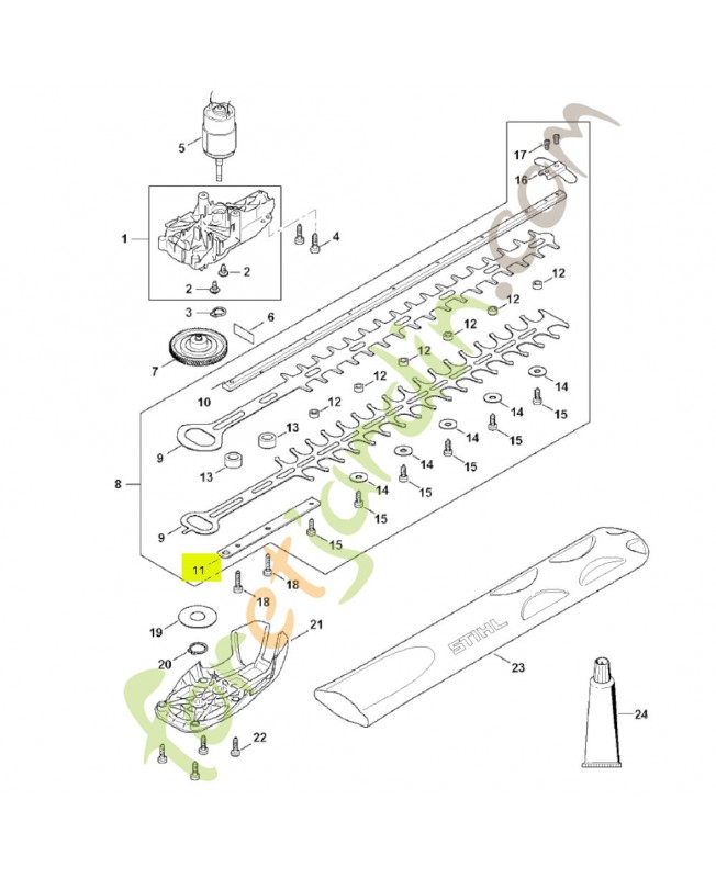Renfort 4521-711-4800- Pièce détachée Stihl